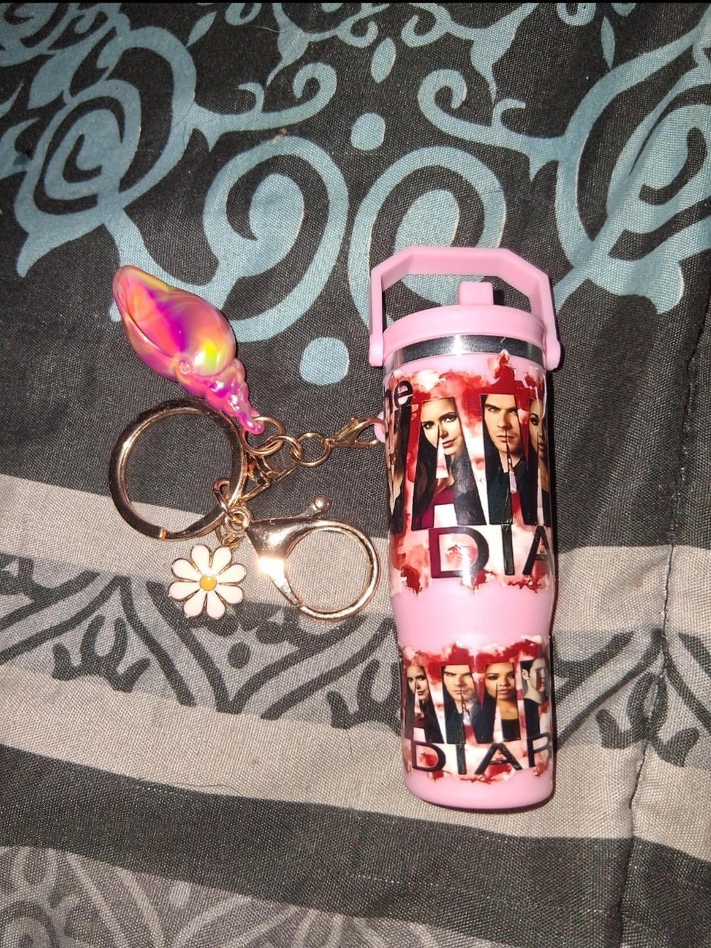 The Vampire Diaries Mini Tumbler Keychain